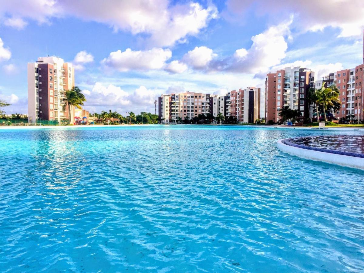 Escape Al Caribe Con Una Vista Impresionante En Pilarita'S Dream Lagoons Cancún Eksteriør billede