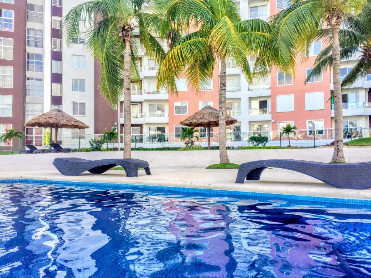 Escape Al Caribe Con Una Vista Impresionante En Pilarita'S Dream Lagoons Cancún Eksteriør billede