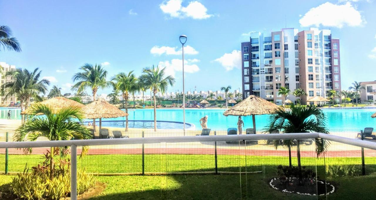 Escape Al Caribe Con Una Vista Impresionante En Pilarita'S Dream Lagoons Cancún Eksteriør billede