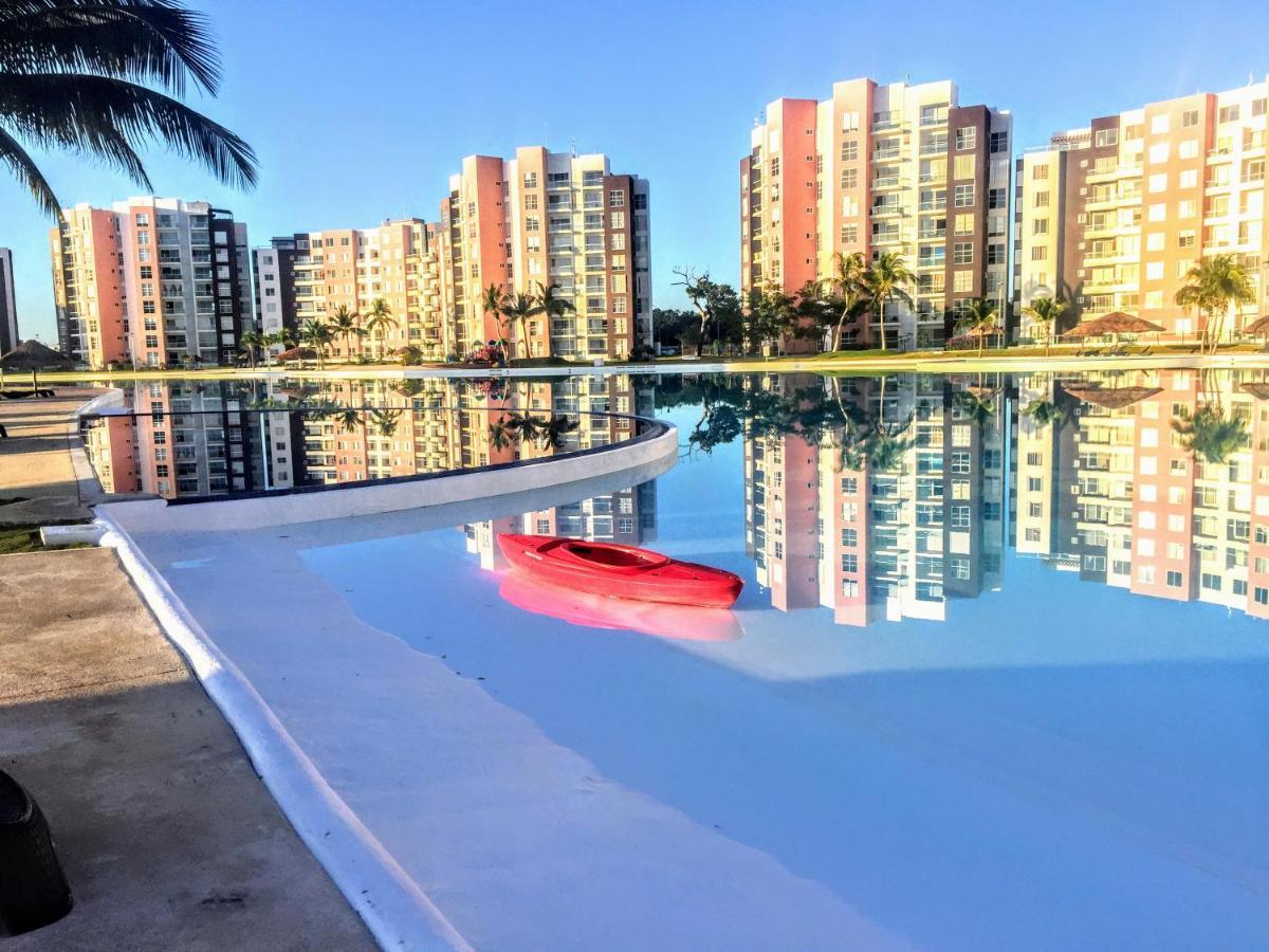 Escape Al Caribe Con Una Vista Impresionante En Pilarita'S Dream Lagoons Cancún Eksteriør billede