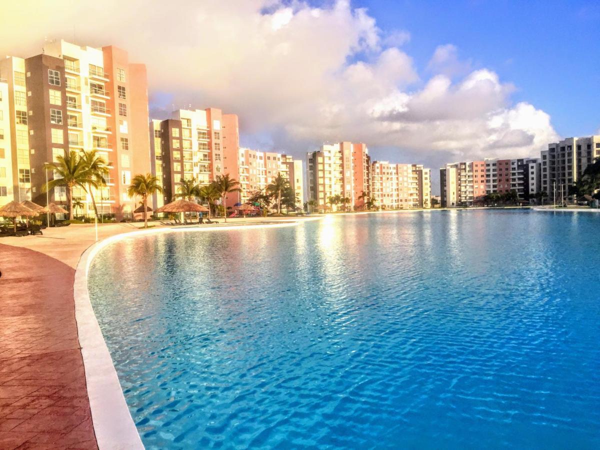 Escape Al Caribe Con Una Vista Impresionante En Pilarita'S Dream Lagoons Cancún Eksteriør billede