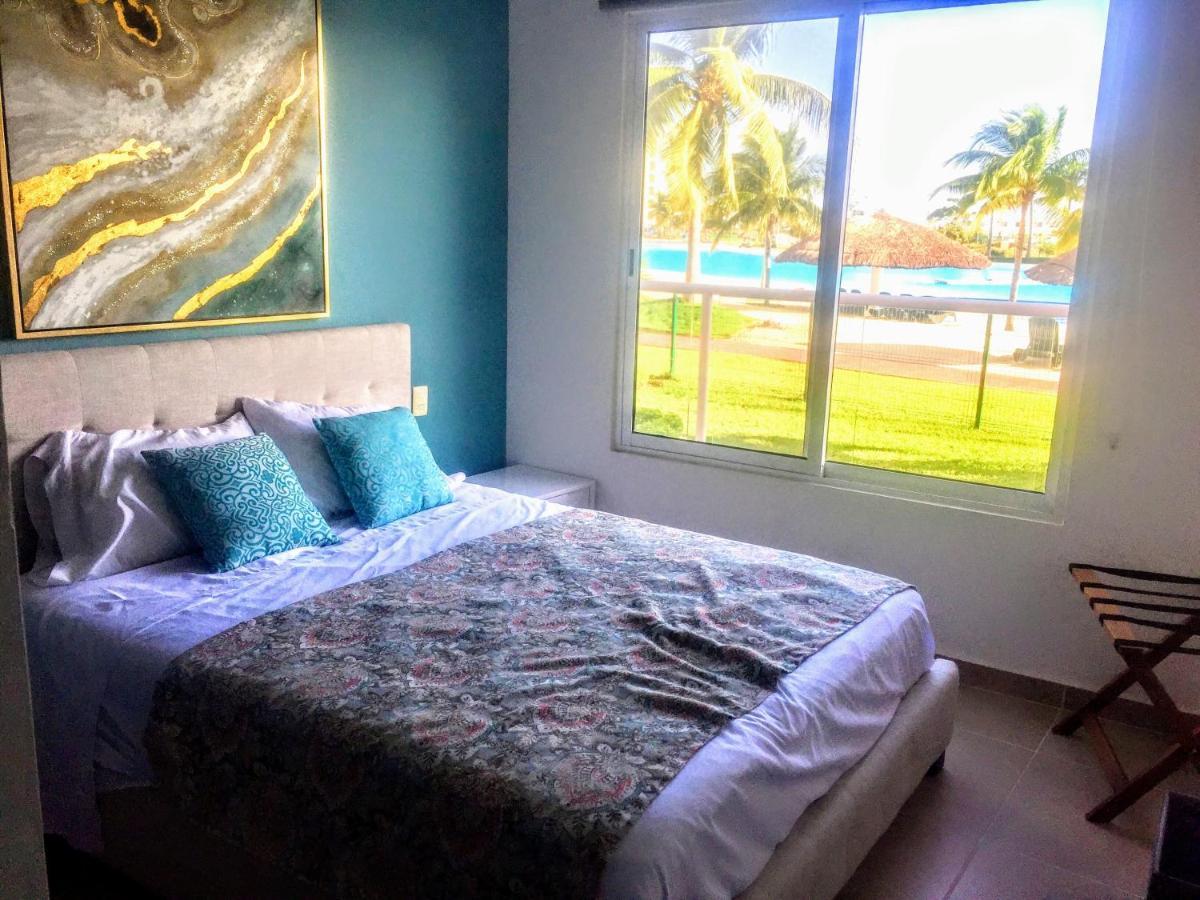 Escape Al Caribe Con Una Vista Impresionante En Pilarita'S Dream Lagoons Cancún Eksteriør billede