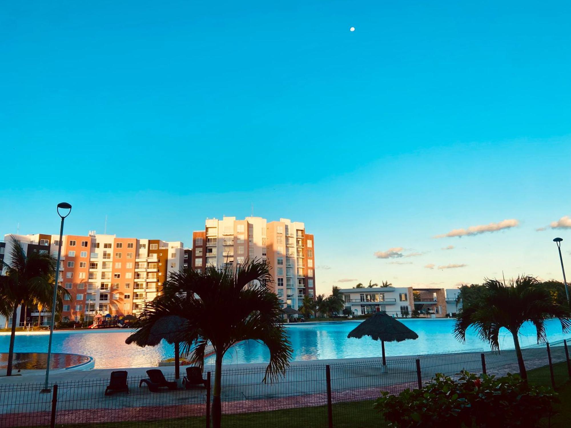Escape Al Caribe Con Una Vista Impresionante En Pilarita'S Dream Lagoons Cancún Eksteriør billede