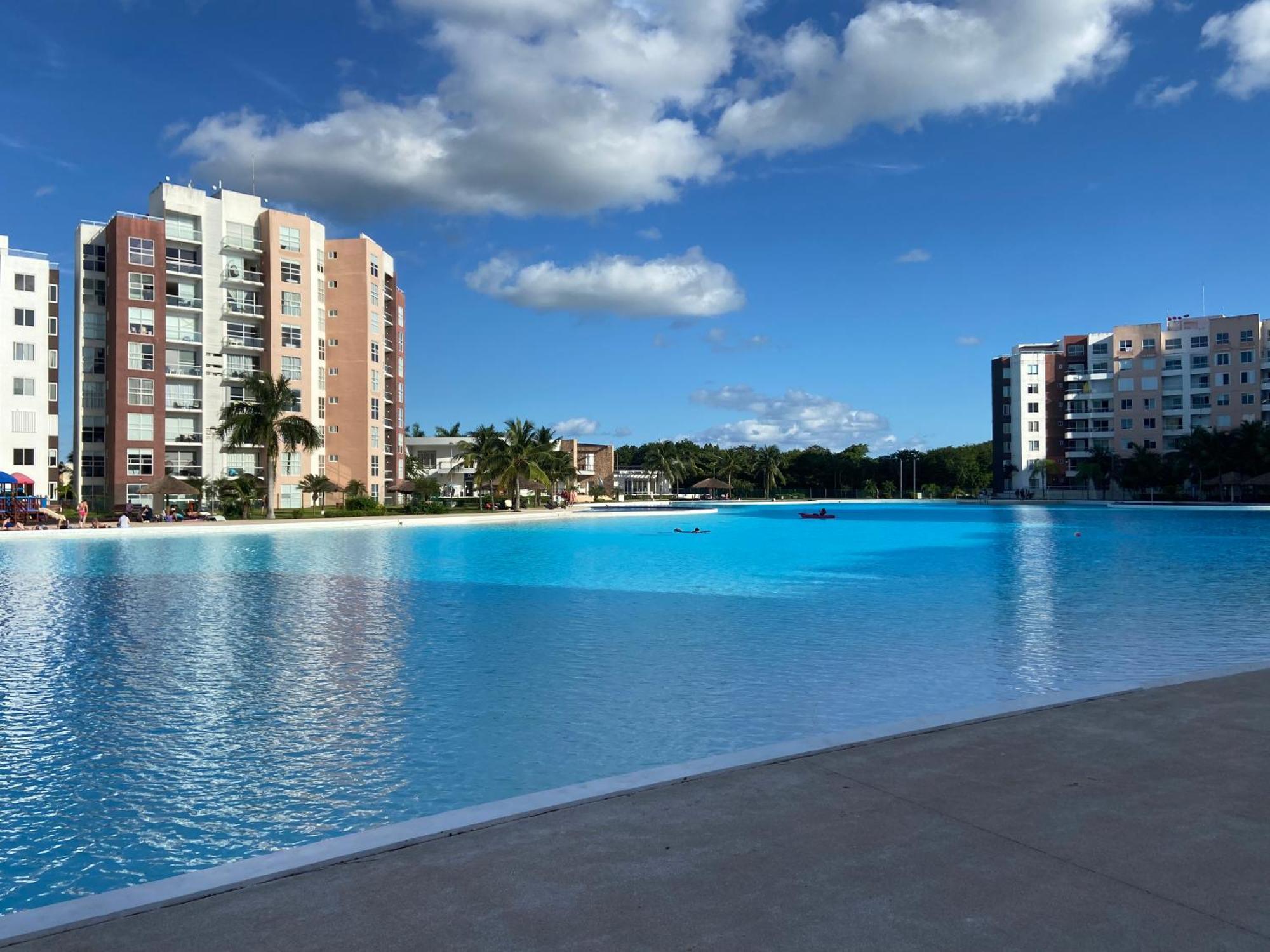 Escape Al Caribe Con Una Vista Impresionante En Pilarita'S Dream Lagoons Cancún Eksteriør billede