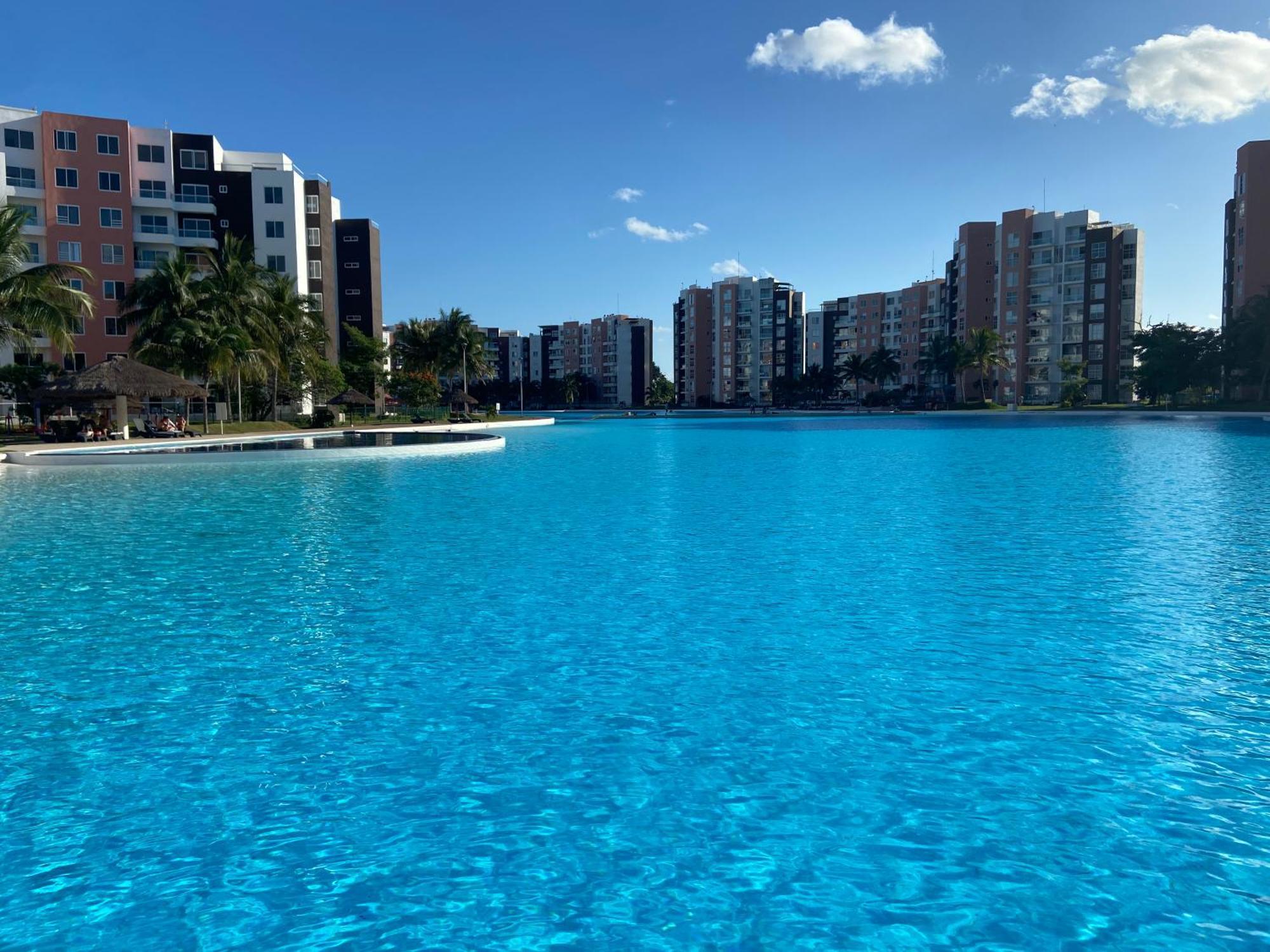 Escape Al Caribe Con Una Vista Impresionante En Pilarita'S Dream Lagoons Cancún Eksteriør billede