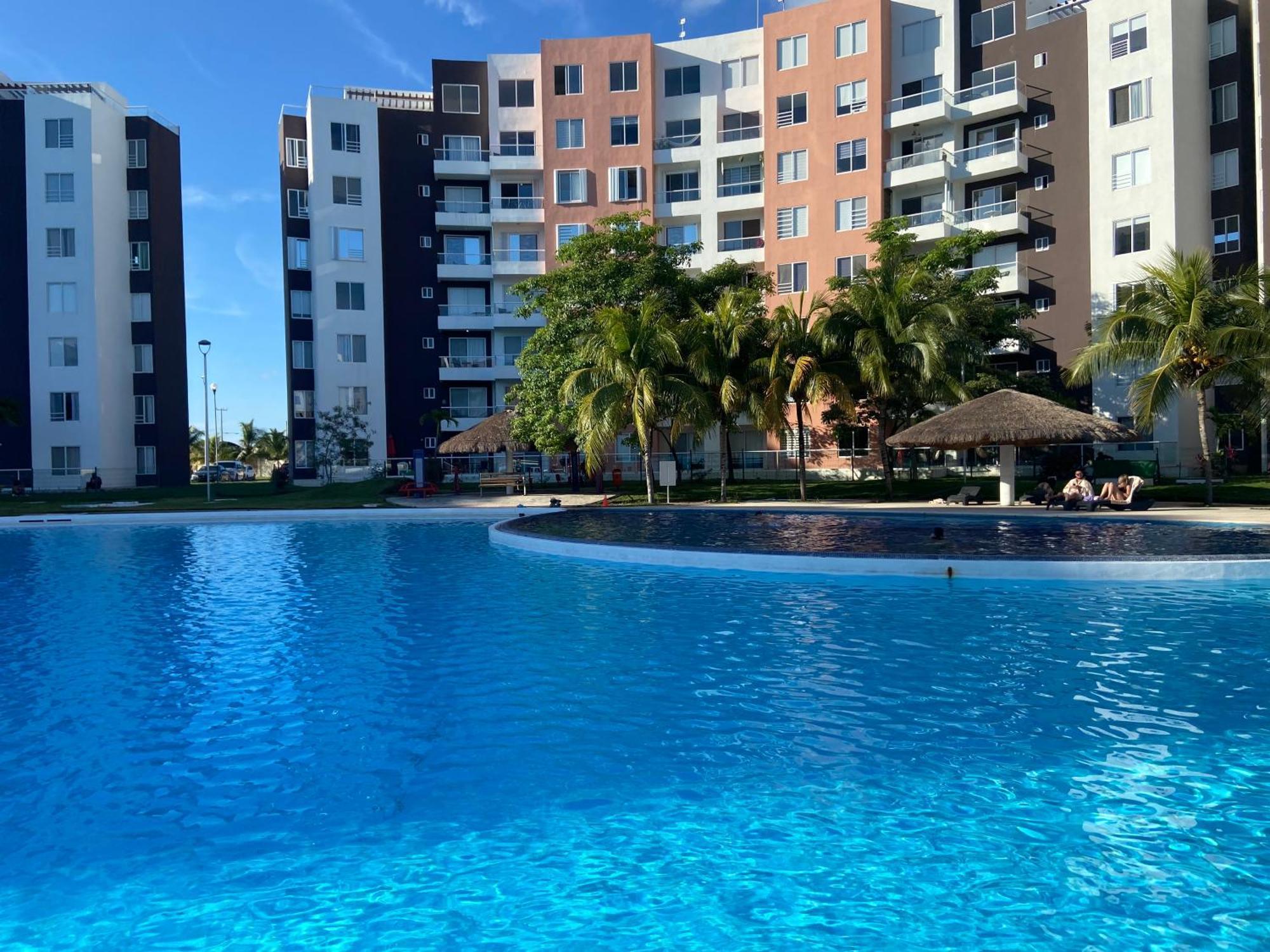 Escape Al Caribe Con Una Vista Impresionante En Pilarita'S Dream Lagoons Cancún Eksteriør billede